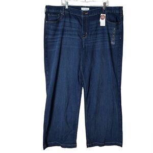 Lane Bryant Jeans Mid-Rise, Wide-Leg NWT